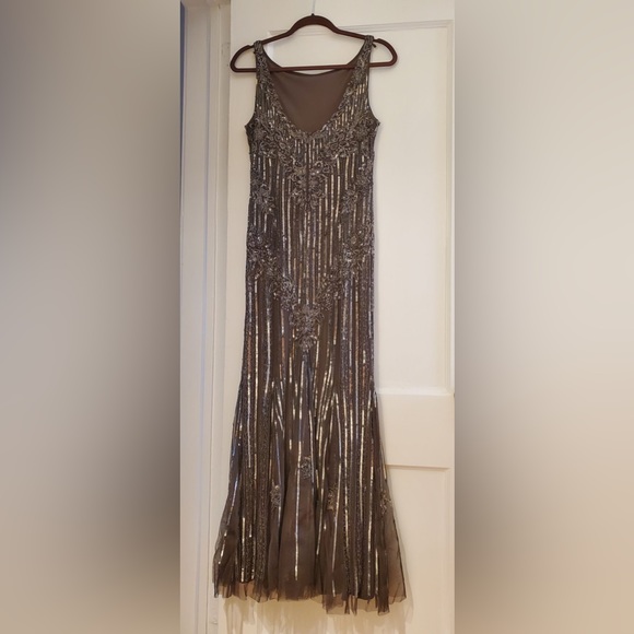 Madeline’s Theia Collection Mosaic Beaded Gown - Picture 2 of 2